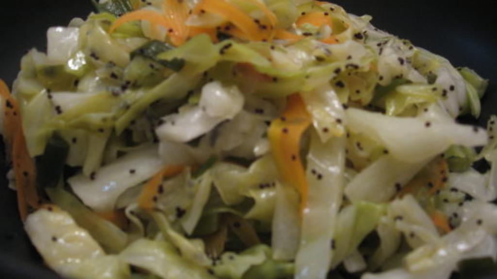 Hot Coleslaw With PoppySeed Dressing Recipe