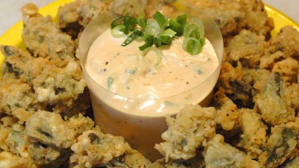 Fried Okra Cajun Style With Remoulade Sauce Recipe