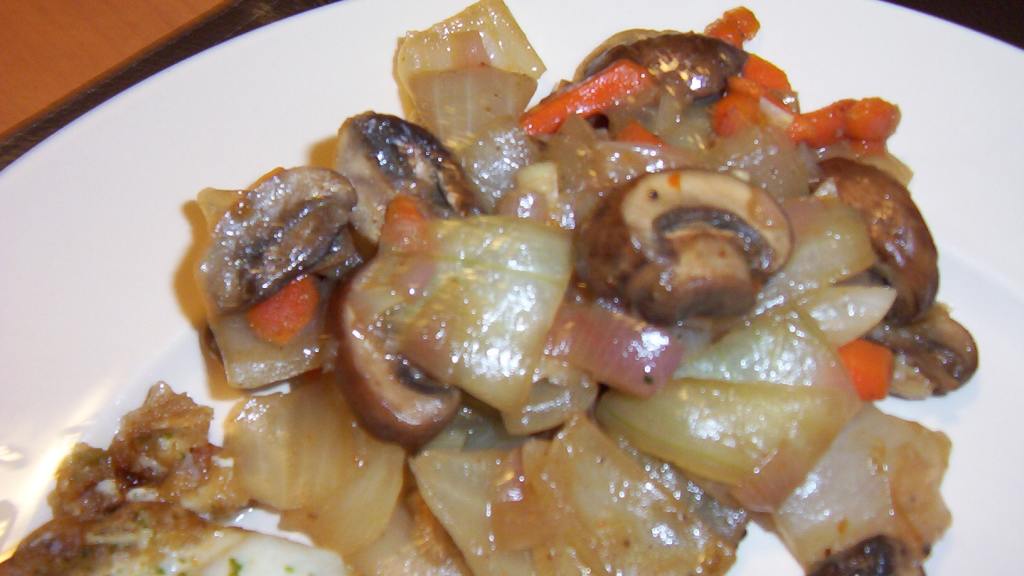 My Best Steak Side Dish With Vidalias, Shallots, Portabellas Recipe