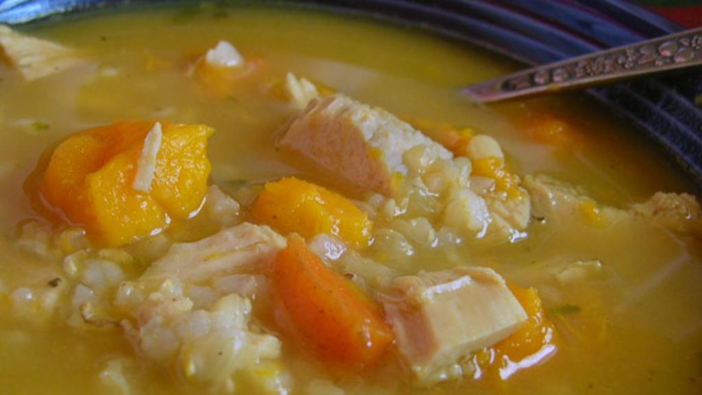 Duck Soup With Brown Rice and Yams Recipe