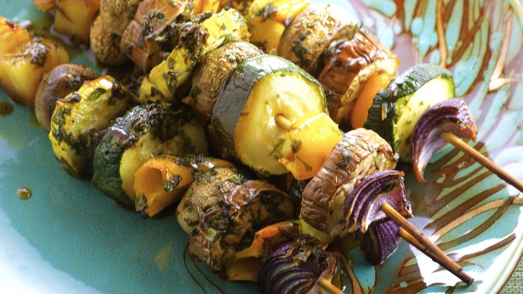 Grilled Veggie Shish Kabobs Recipe