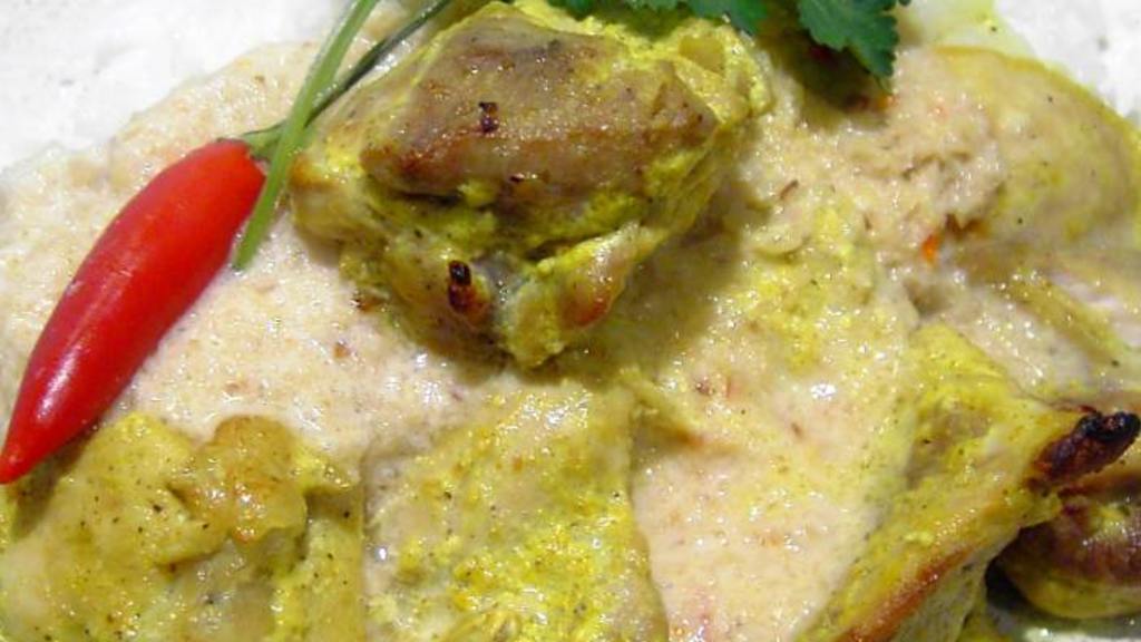 Marinated Chicken Breast With Coconut Curry Sauce created by JustJanS