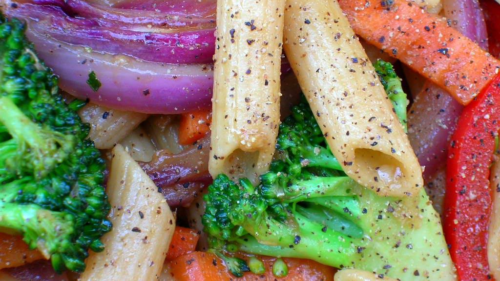 Penne With Ginger Garlic & Vegetables created by - Carla -