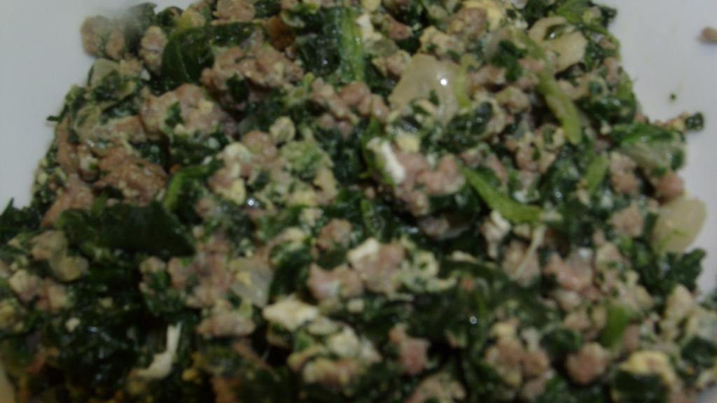 Joe's Special (Ground Beef, Spinach & Eggs) Recipe