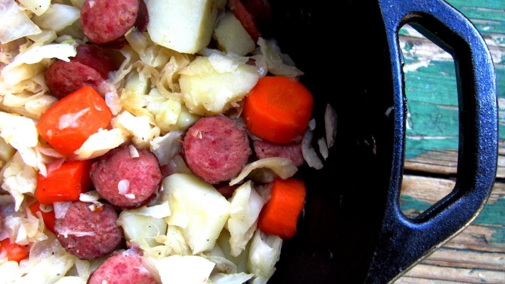 Cabbage Sausage Supper created by gailanng