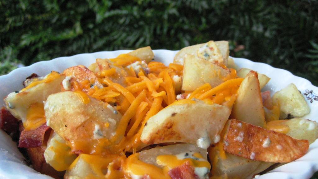 Crispy Blue Cheese Potatoes Recipe