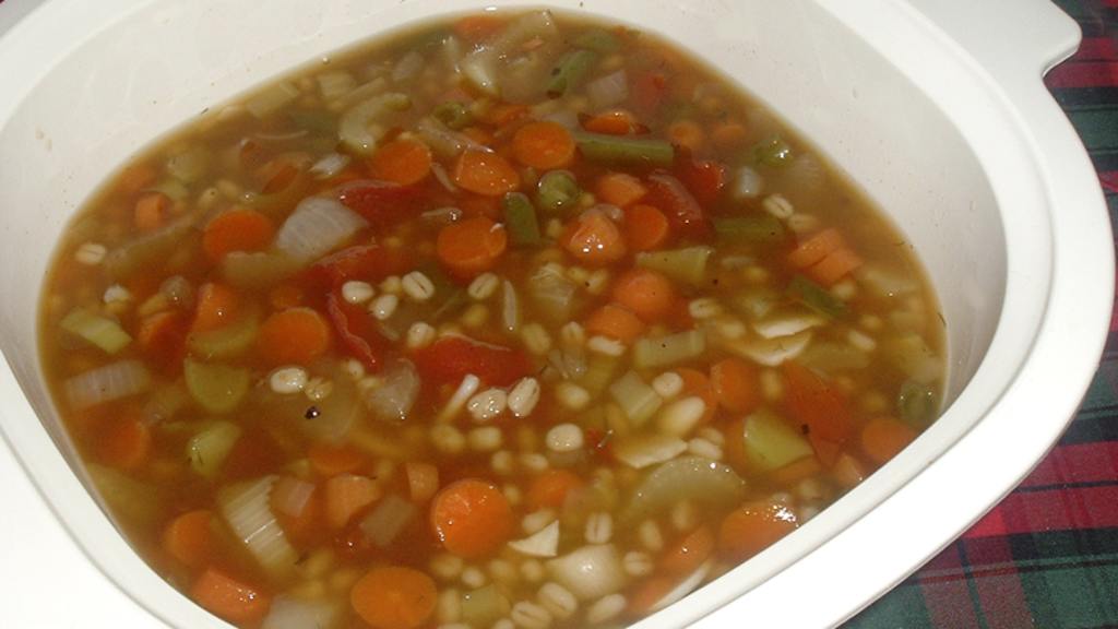 Vegetarian Barley-Vegetable Soup Recipe - Food.com