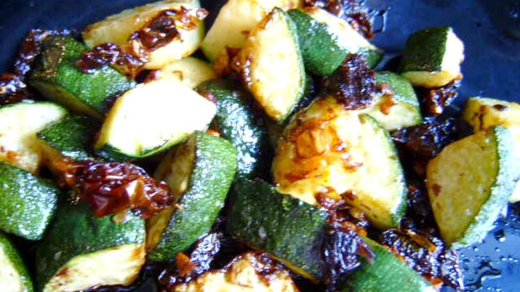 Zucchini With SunDried Tomatoes Recipe
