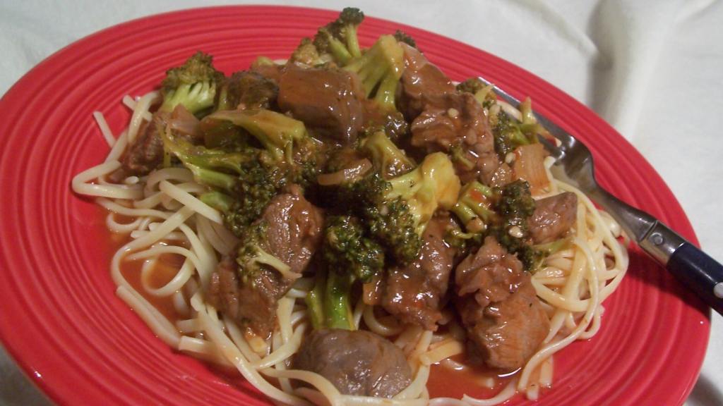 Spicy Linguine, Beef and Broccoli Recipe