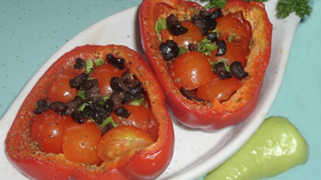 Provencal Tomato Stuffed Bell Peppers created by Bergy