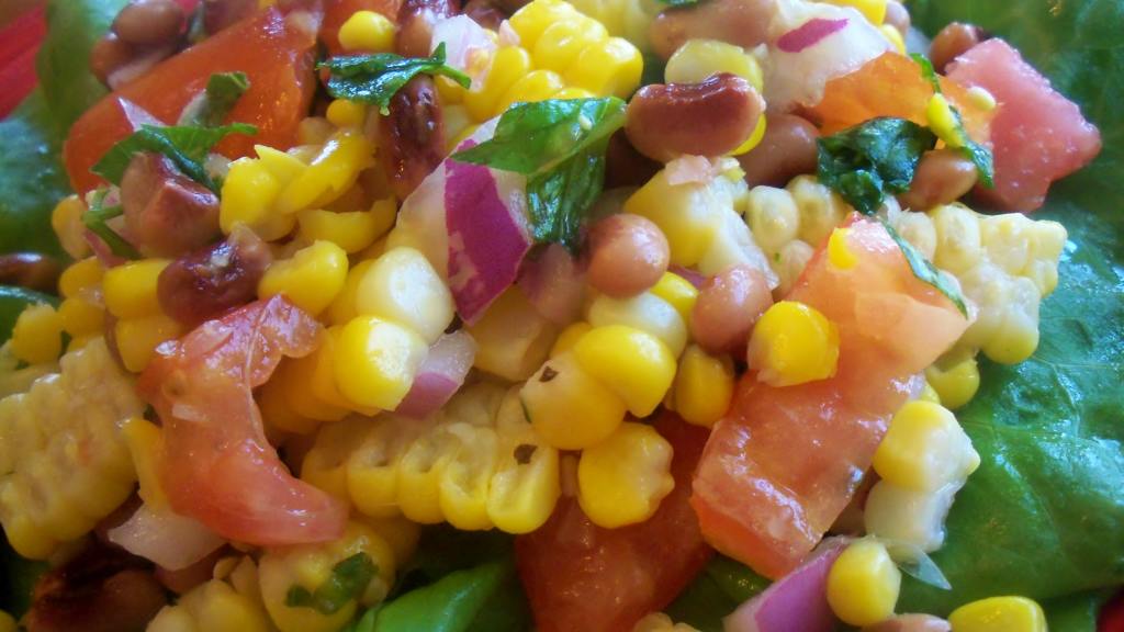 Pinto Bean, Fresh Corn and Tomato Salad created by Parsley