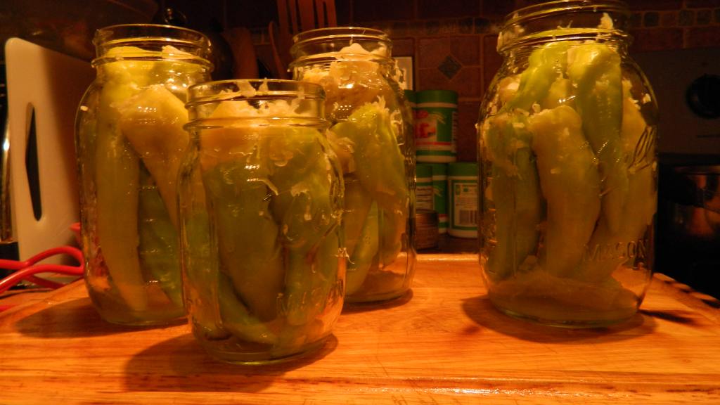 Cabbage Stuffed Hot Banana Peppers - Canning created by sunflowervick_12641