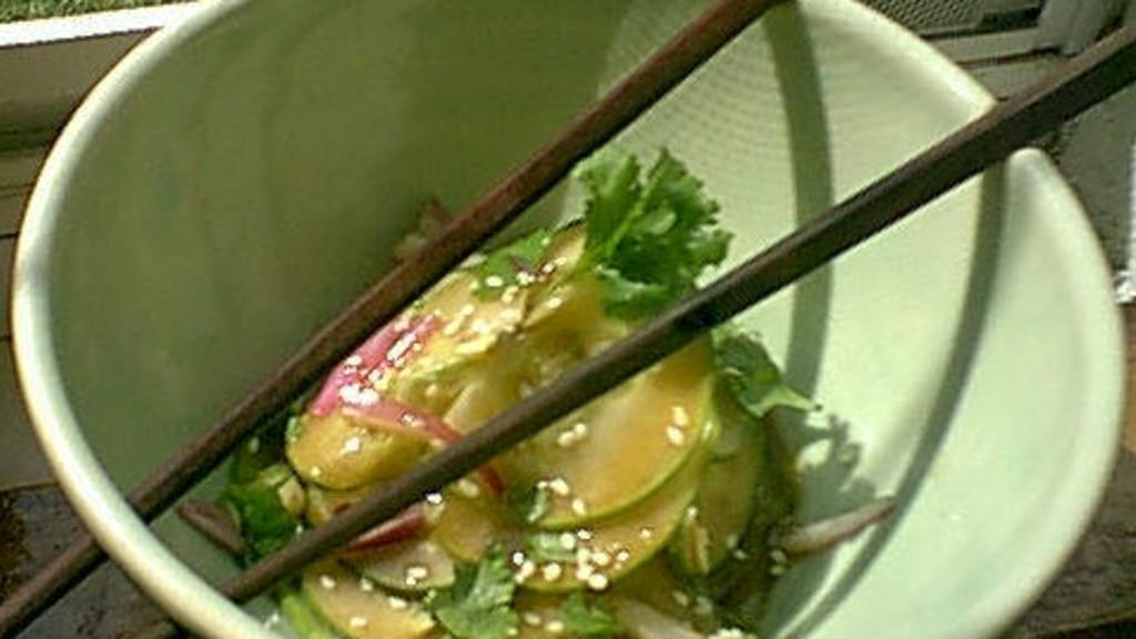 Cucumbers With SoySesame Dressing Recipe