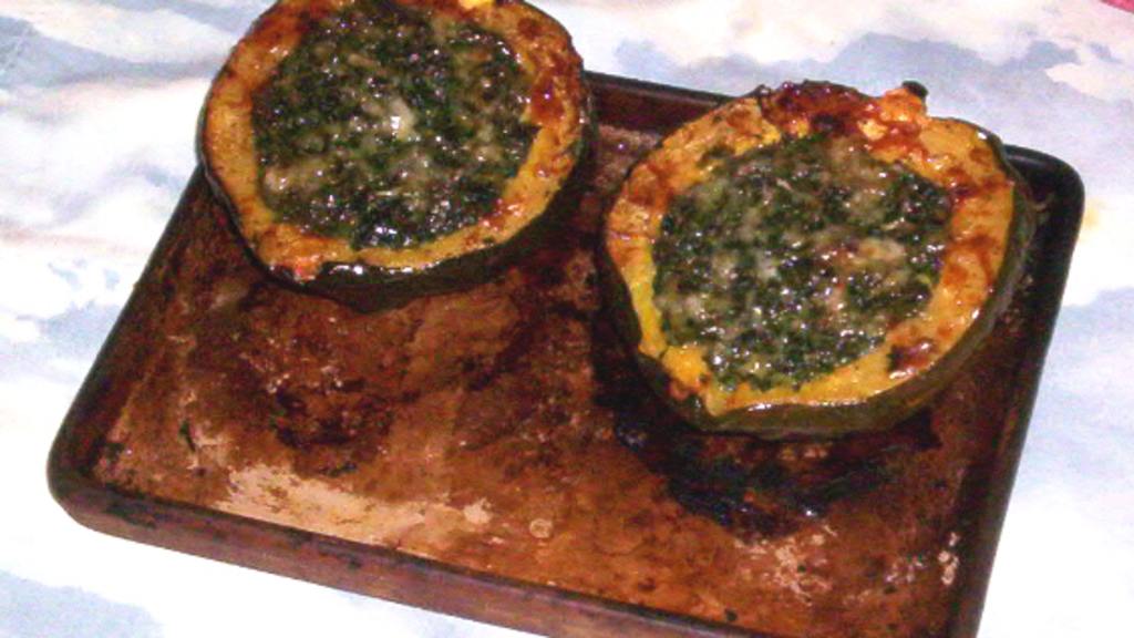 Roasted Acorn Squash With Spinach and Gruyere created by Chipfo