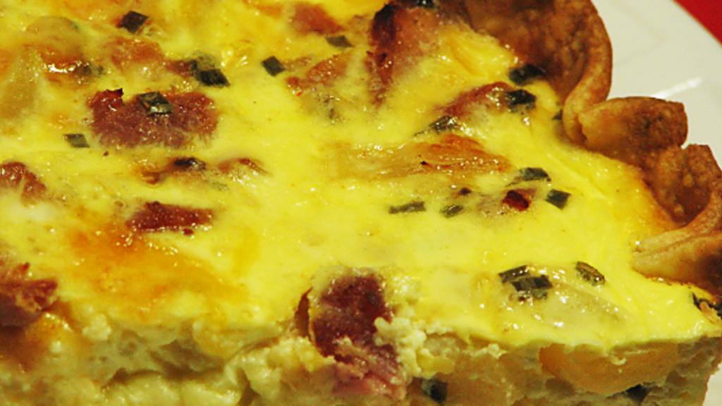 Dubliner, Ham, and Pineapple Quiche Recipe