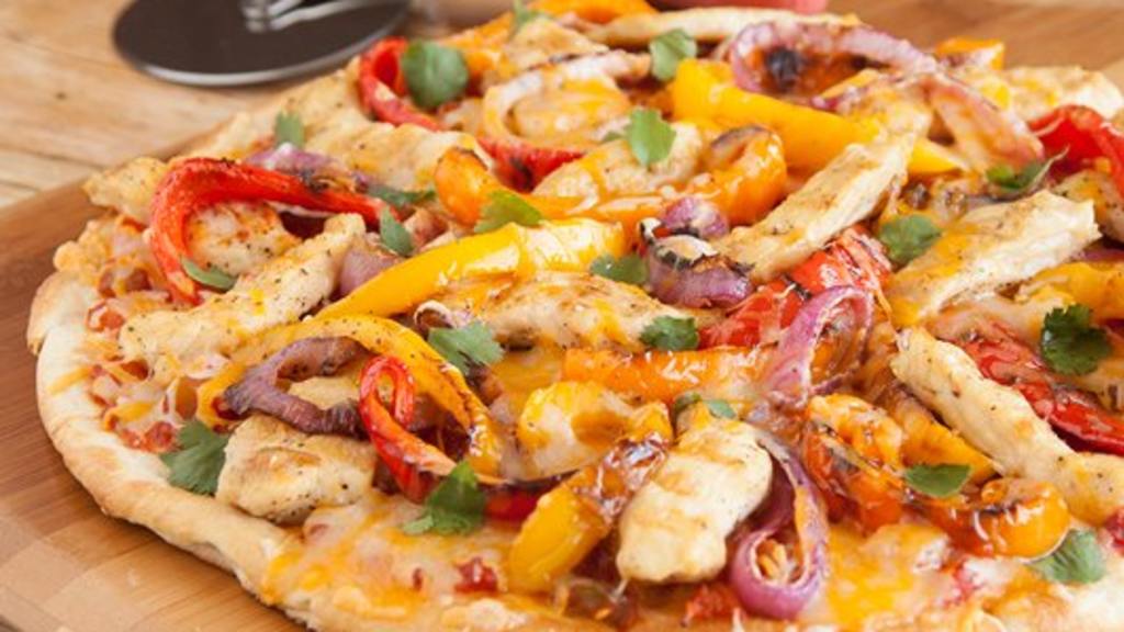 Grilled Chicken Fajita Pizza Recipe