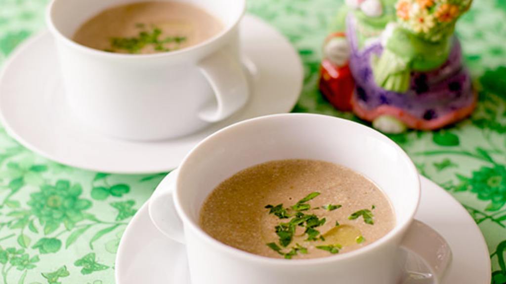 Cream of Porcini Mushroom Soup (GlutenFree, LowCarb) Recipe