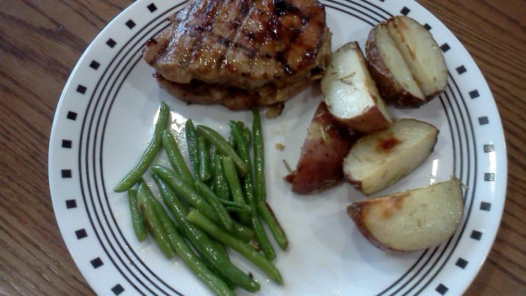 AppleGlazed Stuffed Pork Chops Recipe