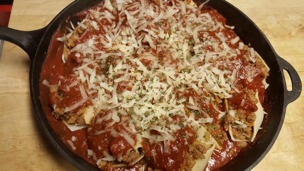 Jumbo Ground Beef Stuffed Shells Recipe