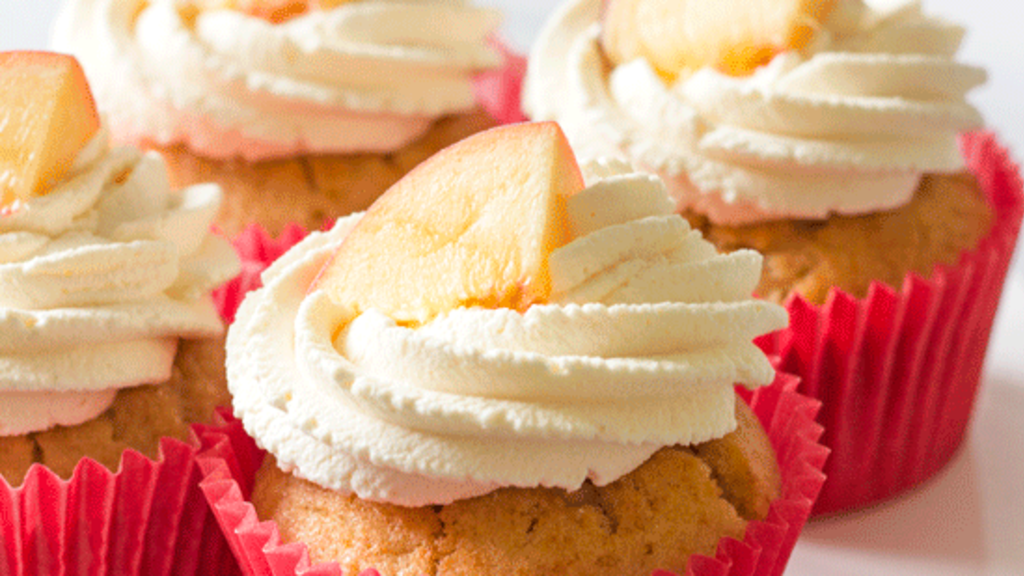 Peaches and Cream Cupcakes Recipe