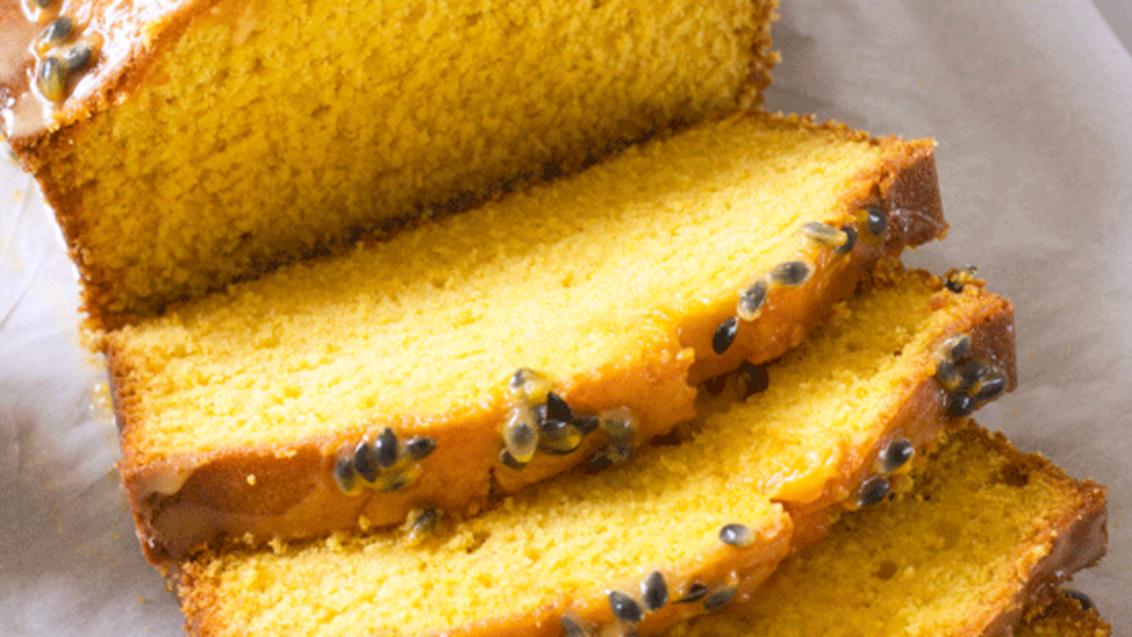 Mango Loaf Cake With Passion Fruit Glaze Recipe