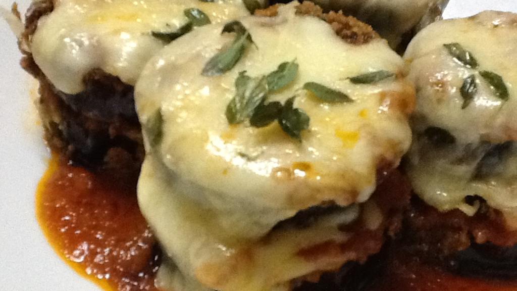 Eggplant Parmesan Baked Quick and Easy Recipe