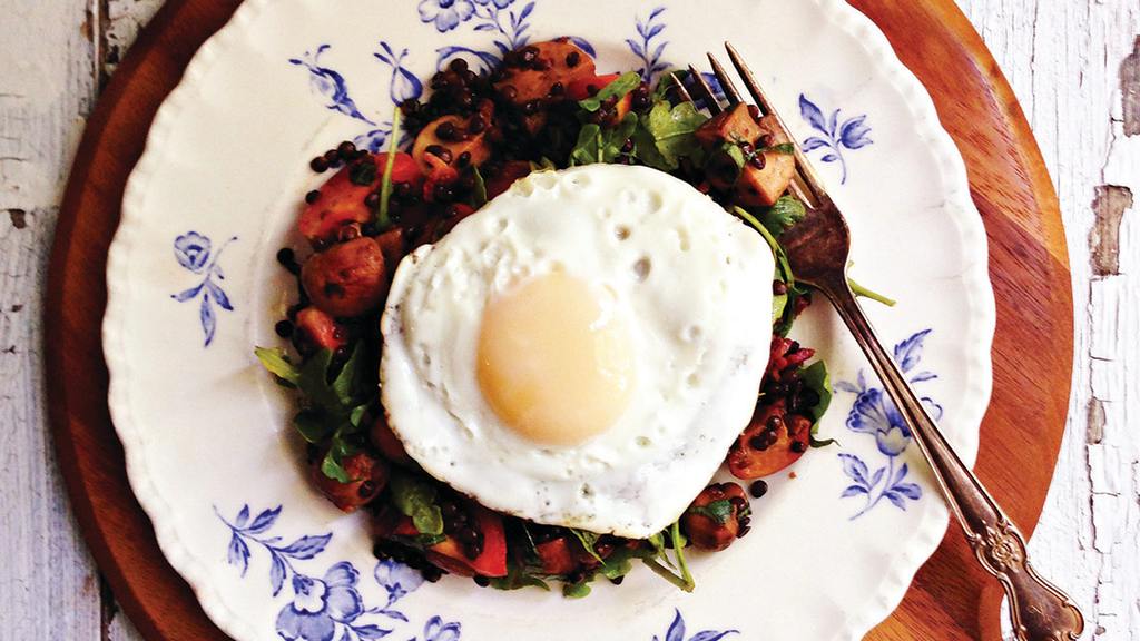 Warm Mushroom, Bacon & Lentil Salad Recipe - Food.com
