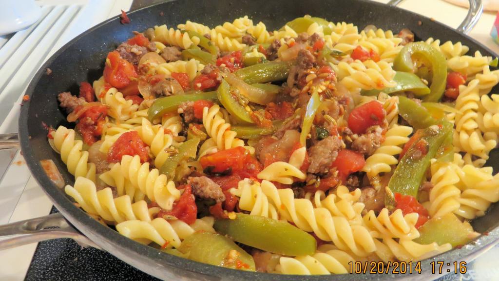 Weight Watchers Italian Sausage and Pepper Pasta Recipe