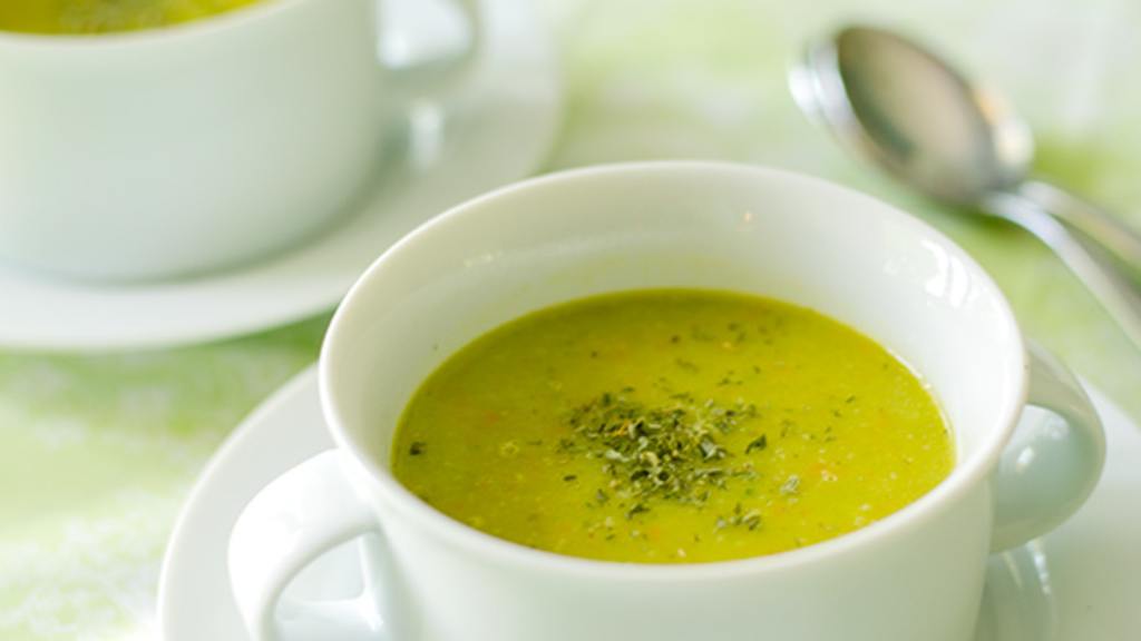 Sugar Snap Pea and Carrot Soup created by InnerHarmonyNutriti