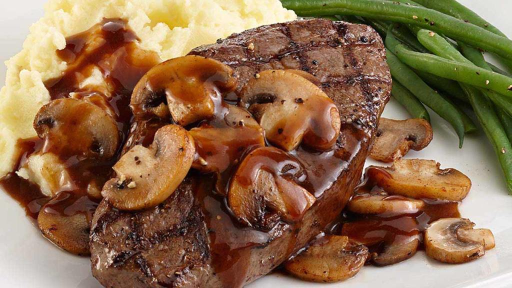 PERFECT Steak & Burgundy Mushrooms Recipe