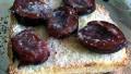 Baked Plums on Brioche created by Derf2440