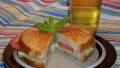 Crusty Grilled Ham and Cheese Sandwiches created by Hey Jude
