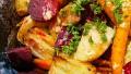 Roasted Vegetables With Horseradish Dressing created by JustJanS
