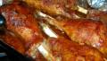 Easy Oven Roasted Barbecue Turkey Legs created by LizDaCook