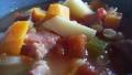 Great Northern Bean, Ham and  Vegetable Chowder created by LuckyMomof3