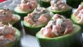 Smoked Salmon in Cucumber Cups created by Parsley