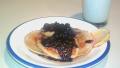 Cornmeal Pancakes With Blueberry Maple Syrup created by Kozmic Blues