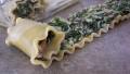 Spinach and Mushroom Lasagna Roll Ups created by  Pamela 