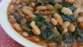 Braised Cannellini Beans With Onions and Arugula created by ChefLee