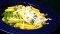 Pappardelle With Peas and Asparagus in Orange-saffron Sauce created by PaulaG