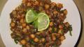 Aloo Channa Chaat (Tangy Potato Chickpea Snack) created by Dimpi
