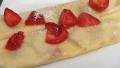 Crepes With Sour Cream and Strawberries created by lazyme