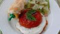 Tomato and Mozzarella Burger created by Ms B.