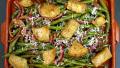 Balsamic Green Bean & Red Onion Salad W/ Multigrain Croutons created by - Carla -
