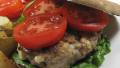 Greek-Style Turkey Burgers created by dianegrapegrower