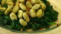 Sauteed Spinach and Fava Beans created by Houmous Monster