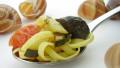 Saffron Tagliarini With Snails, Sorrel, Tomato, Zucchini created by Thorsten