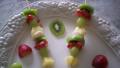 Fresh Fruit Kebabs created by chef FIFI