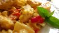 Pasta With Chicken and Pepper-Cheese Sauce created by gailanng