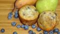Blueberry Pear Muffins created by lets.eat
